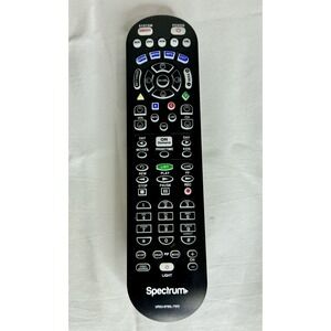 Spectrum Remote Control UR5U-8780L-TWC Black Universal Backlit Cable TV DVD VCR